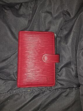Louis Vuitton Agenda PM Cover In Textured Epi Leather